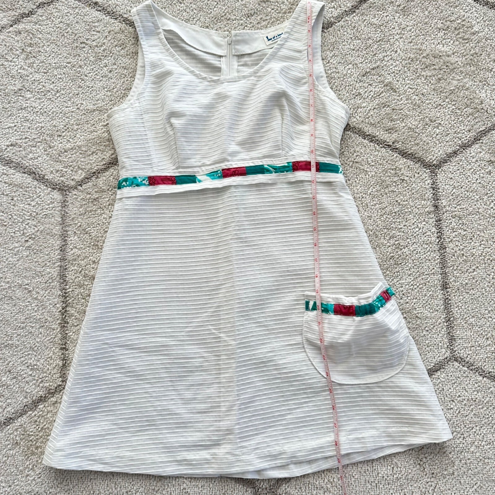 Vintage 70s Handmade Tennis Sundress Tenniscore Meets Retro Chic