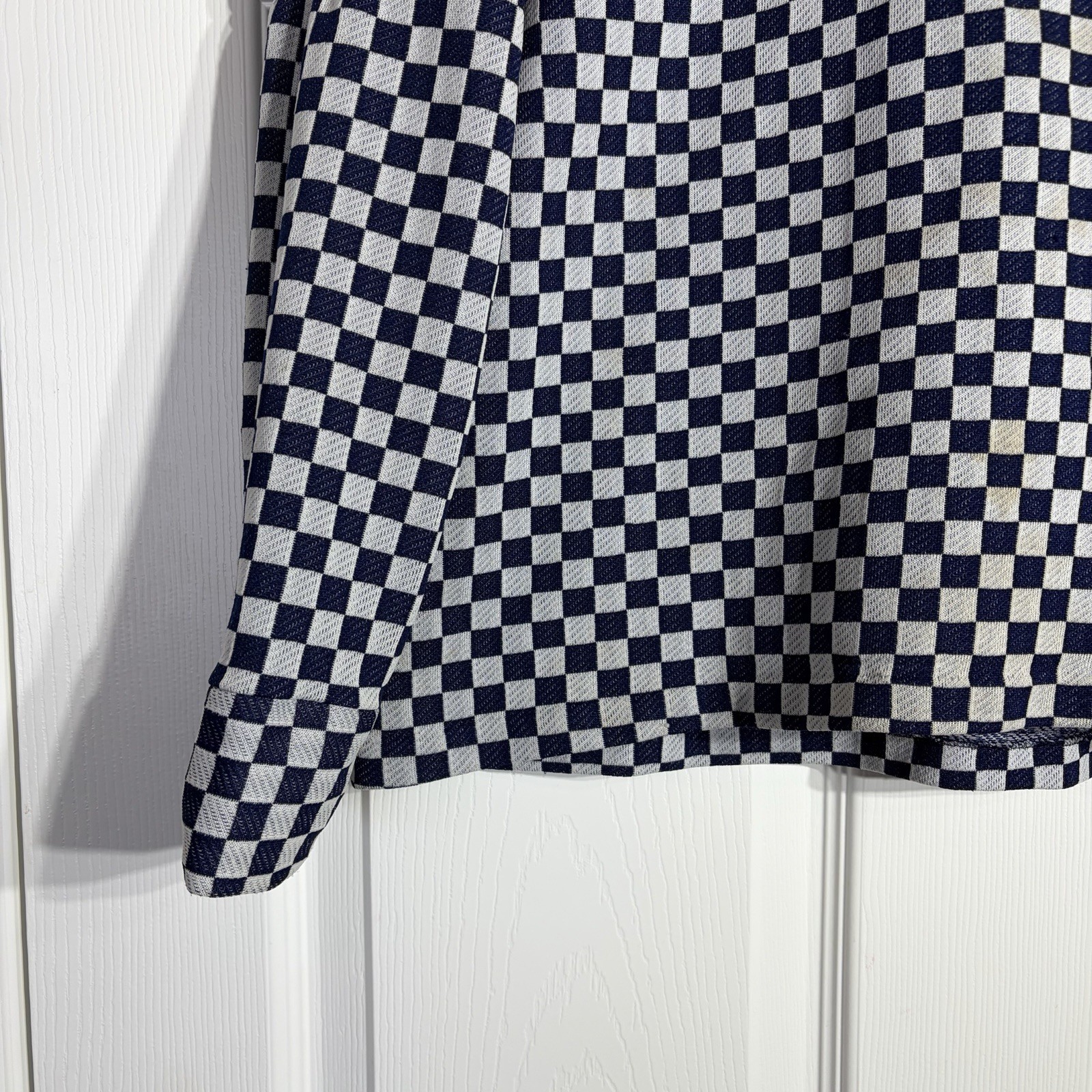 Vintage 60s Checkered Blouse