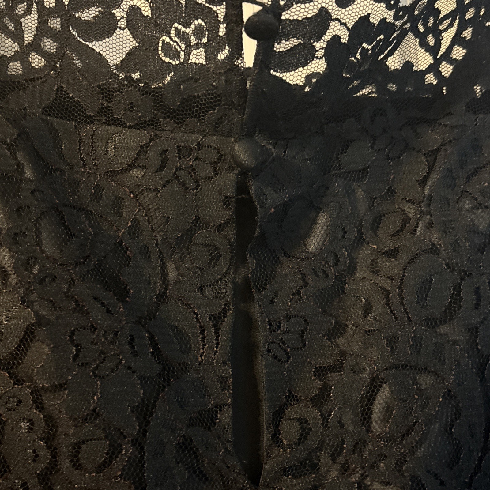 Vintage, Gothic Dress, Wilroy Traveller New York, Black All-LACE Dark Shadows