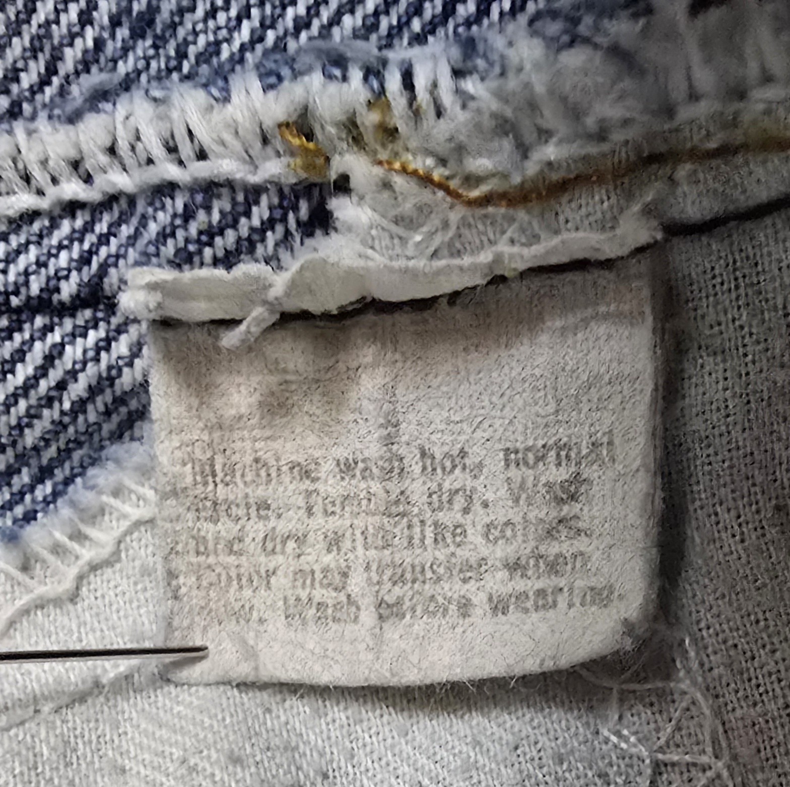 Vintage 80s Levi’s 505 Jeans Orange Tab Frayed Hem 30×27 Straight Leg Made USA