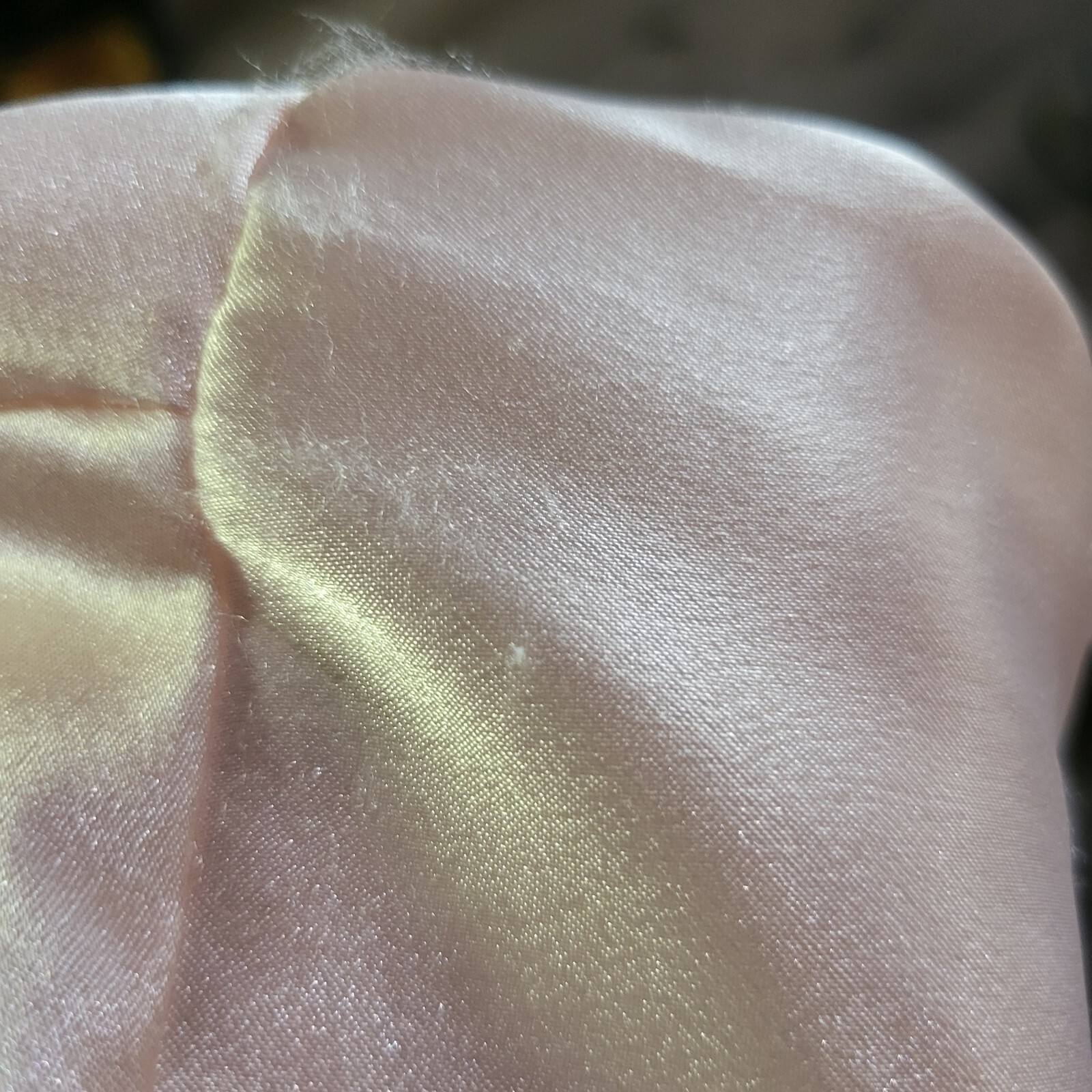 Vintage Barbizon Satin Robe Pink Nude Ribbon Embroidered Tie Sleep Tie Lace