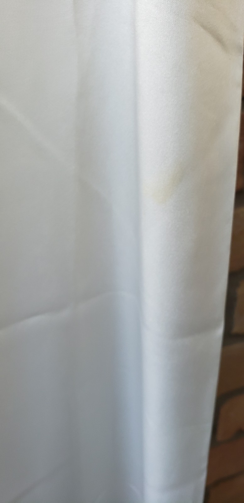 VTG Zandra Rhodes White Gown Dress Sz P Designer Semi-Sheer Union Tag USA FLAWS