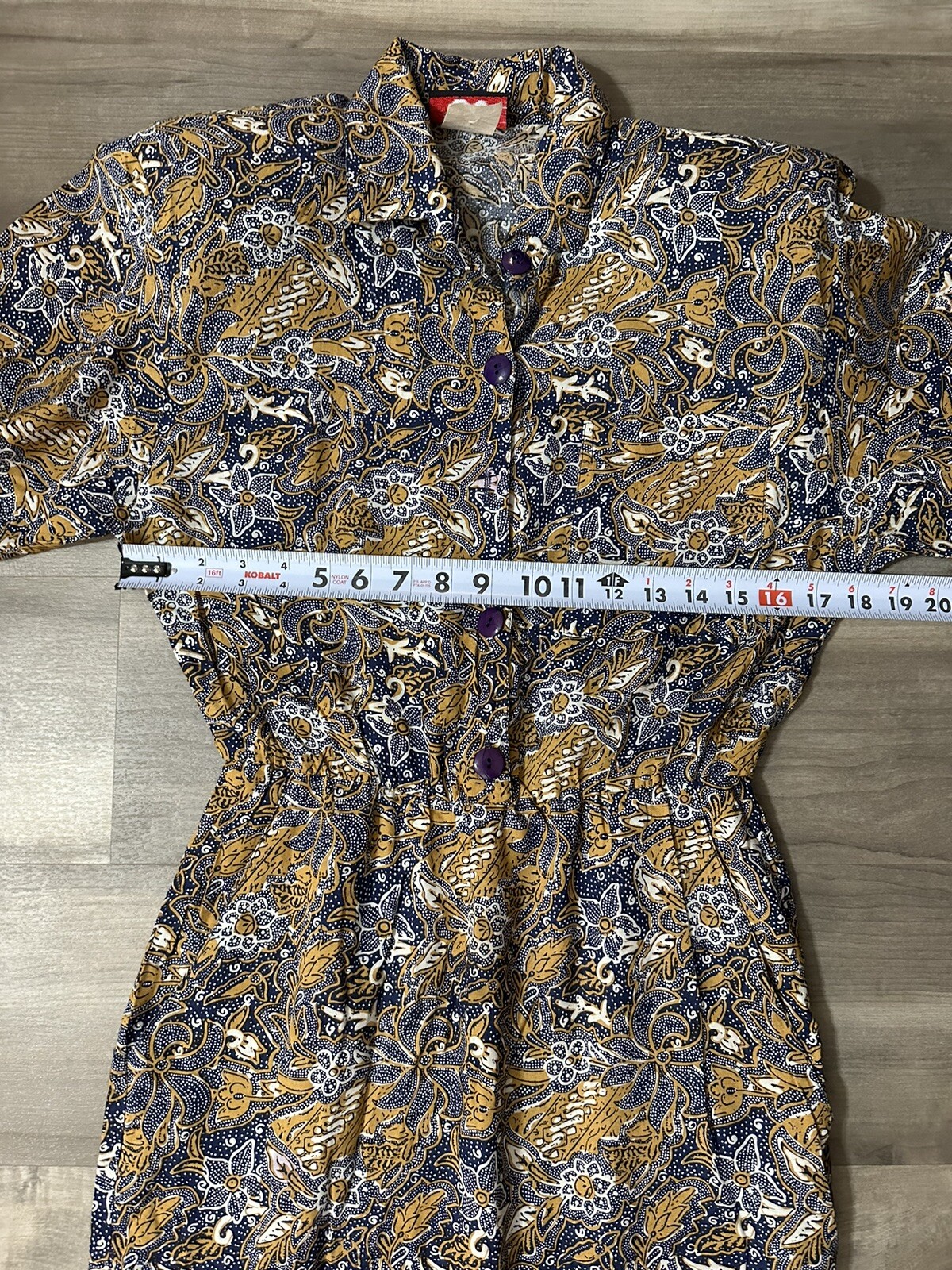 Vintage 80s Does 40s Hearts Midi Wiggle Pencil Dress Rayon Navy Gold Size 4 Or 6