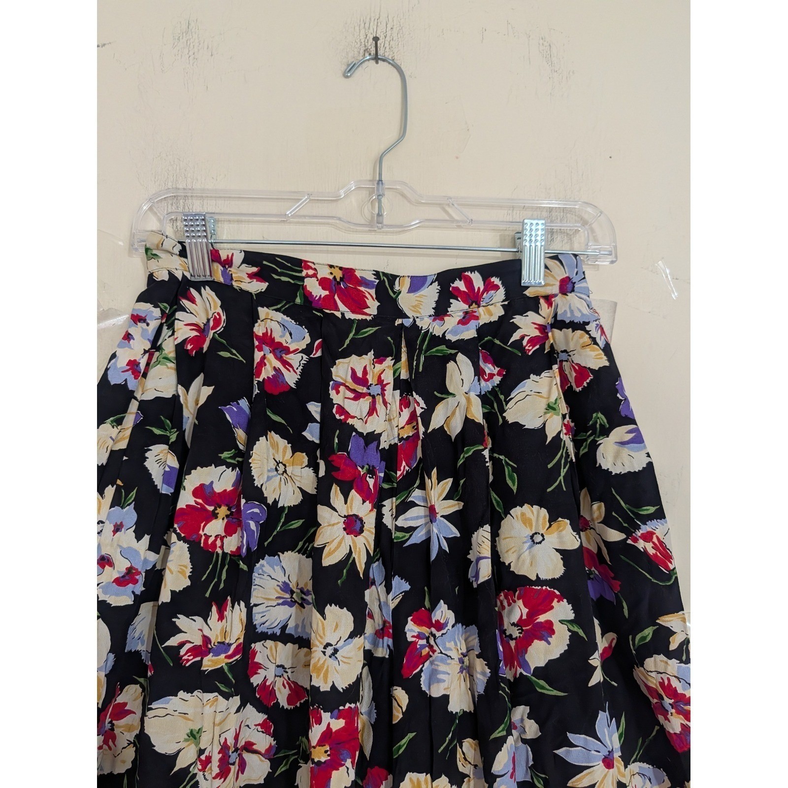 Liz Claiborne Vintage 80s Floral Gaucho Pants Petite 6 Cottagecore Boho
