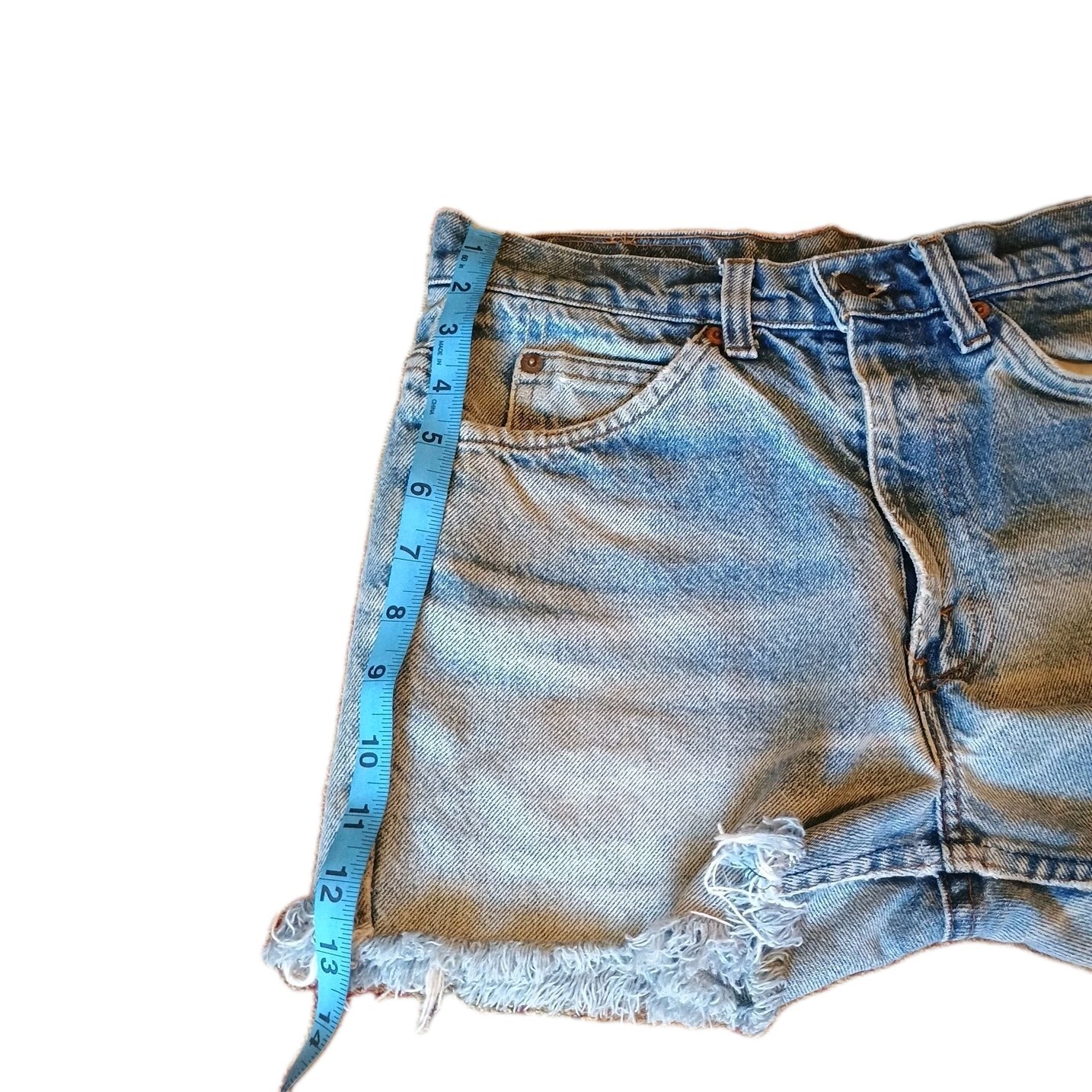 Vintage1980s Levis Cut Offs Sz28 Worn,Frayed,Short Shorts. Plus Free Cutoffs.