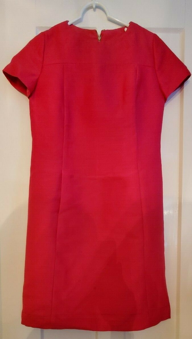 Razooks Vintage hot pink cocktail suit, custom made? Check measurements