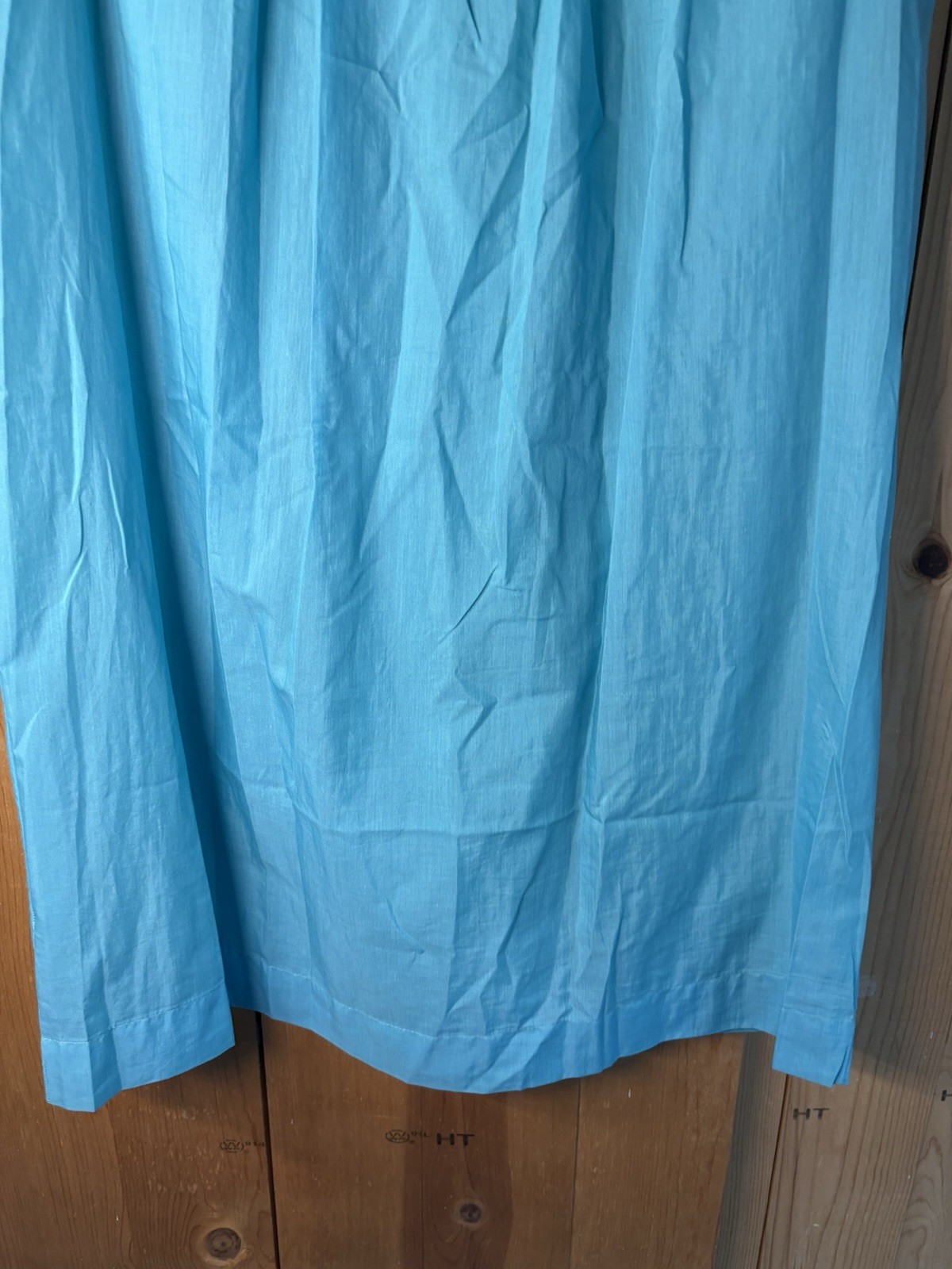 VTG 1950/60s Delores Barbizon Blue Soft Nightgown NWOT Sz 11 M/L 40”/46”