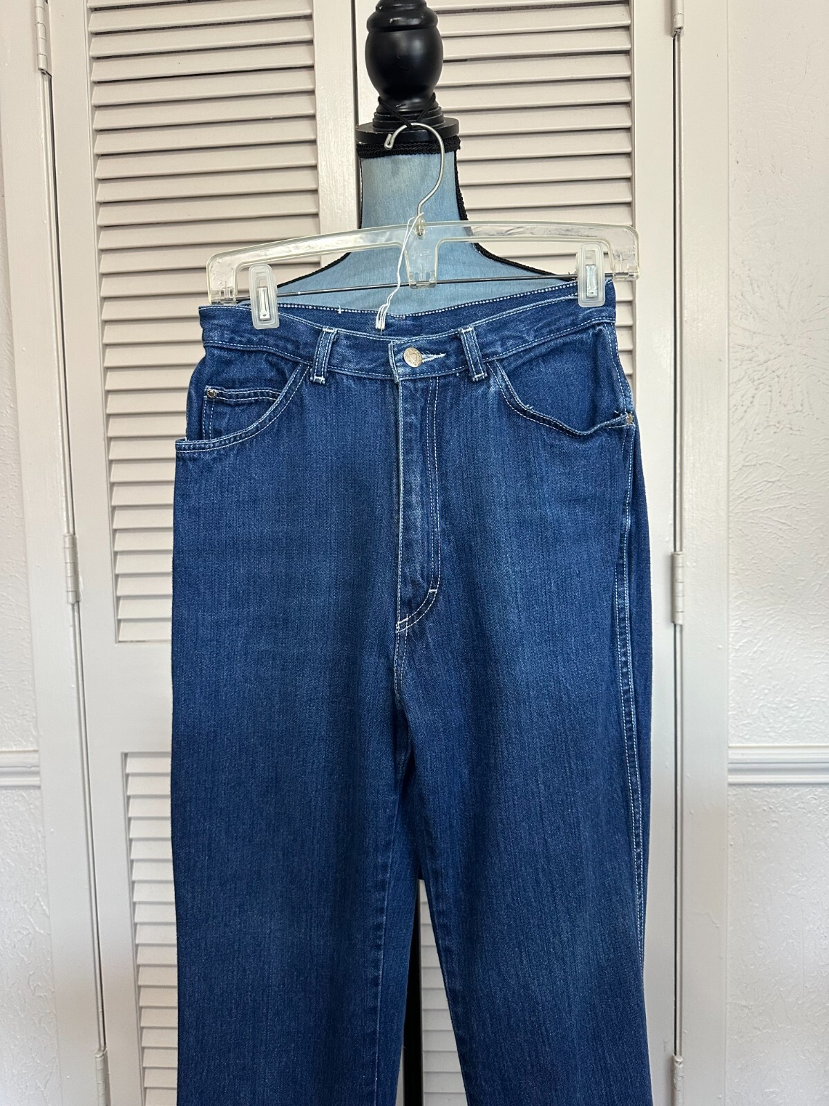 Vintage 80’s PS Gitano Jeans High Waist Dark Wash Blue Jeans Denim Size 8/9 Tall