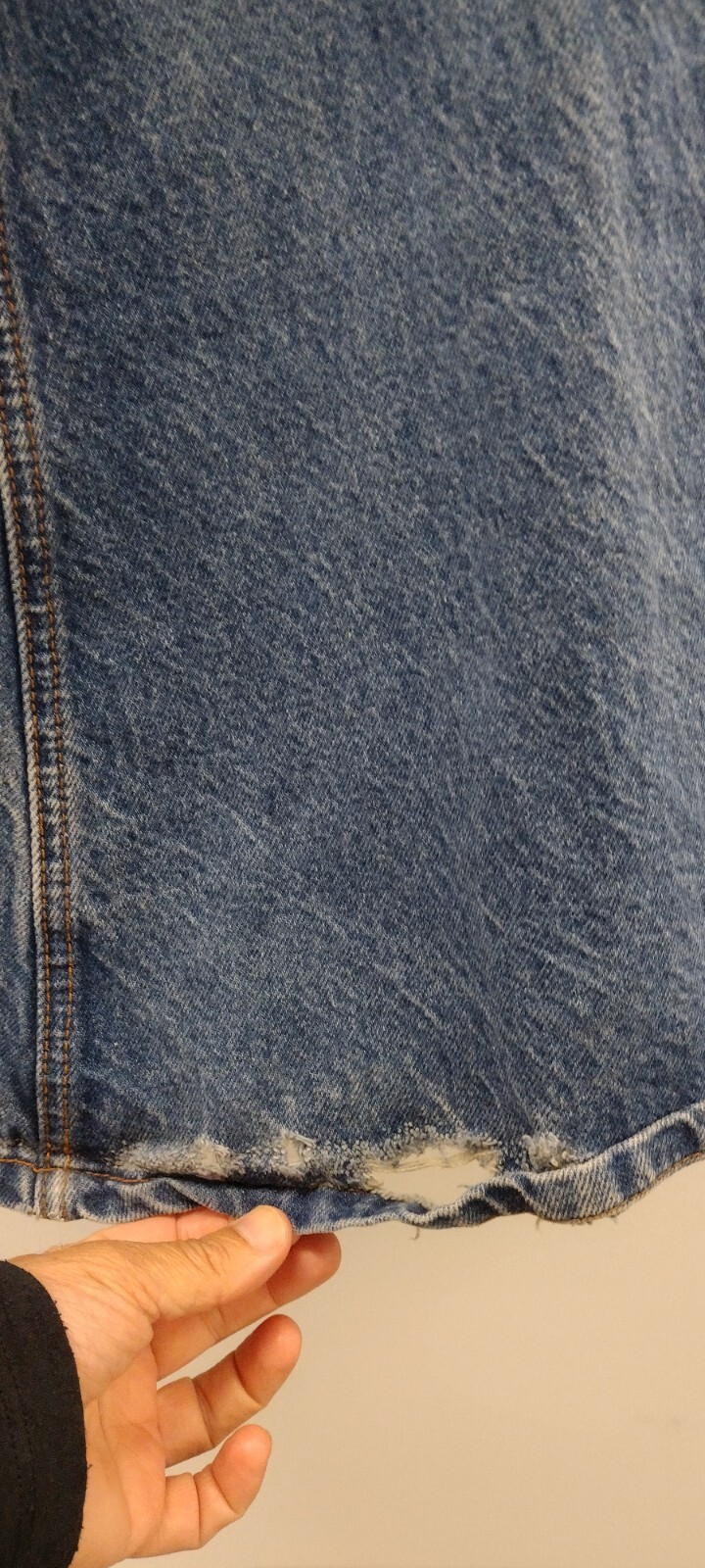 Mudd Jeans 90s Blue Denim Wide Bell Bottoms Waist 26 inch Epic SIDE SLIT