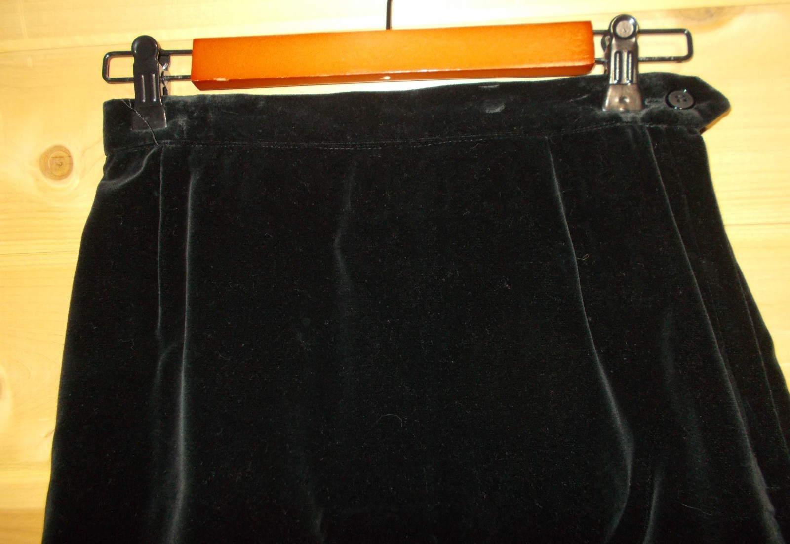 VTG Joyce Sportwear Velvet Skirt Suit Size S MADE IN USA Color Black EUC