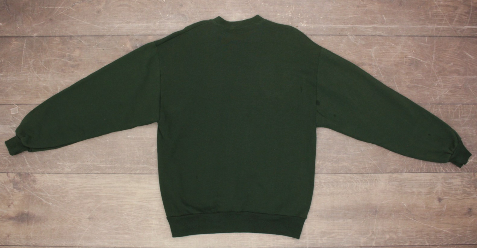 VTG Women’s 90s Dark Green Betty Boop Cheerleader Sweatshirt Sz L 1990s