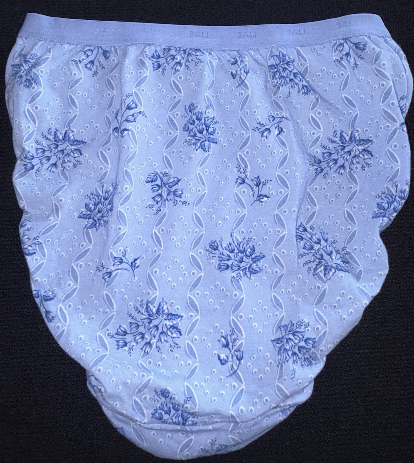 Bali 6 Hi-Cut French Leg Panty Underwear Hipster Cotton Floral Brief Underwear