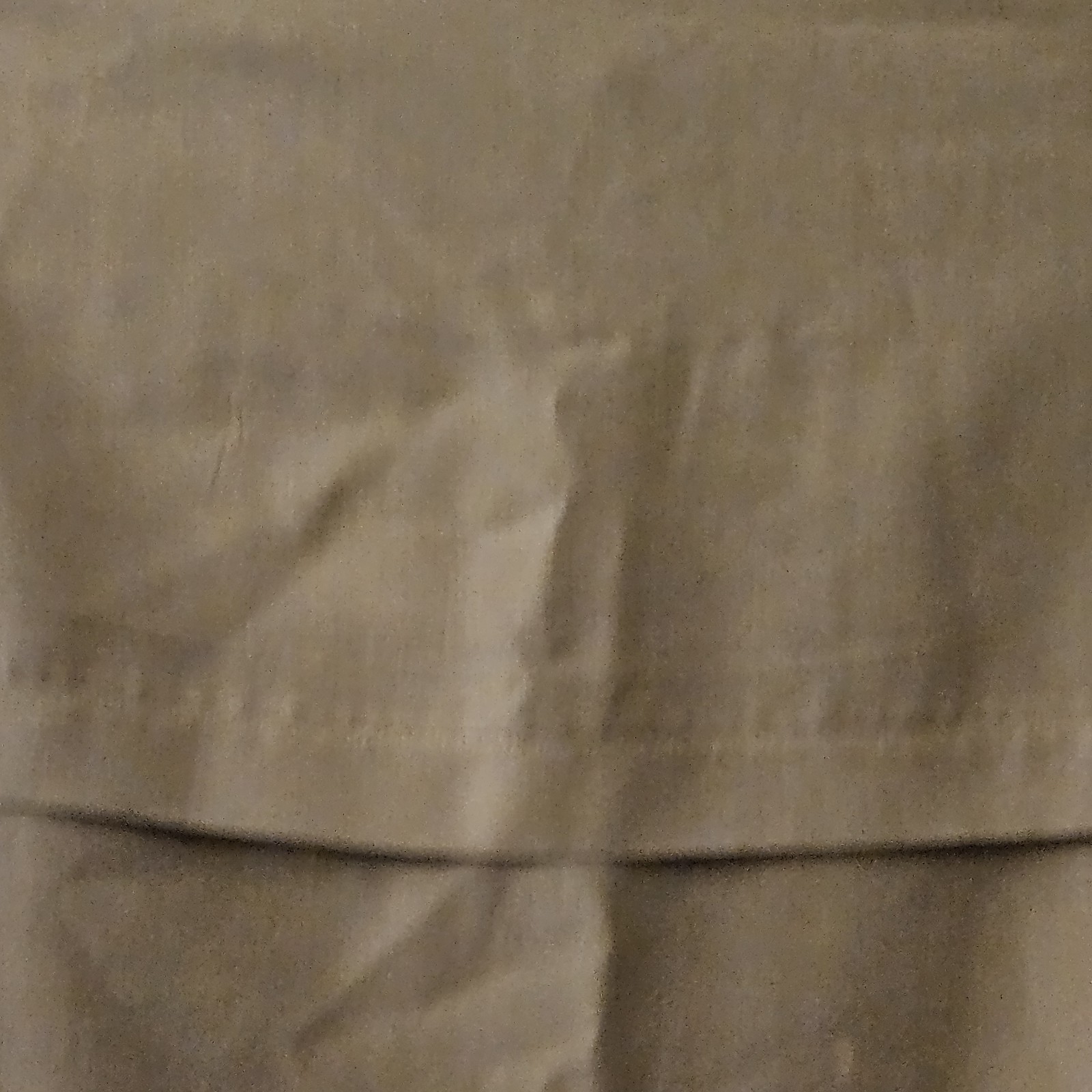 Jerry Regenbogen Vintage Office Neutral 100% Silk Button Small Flaw Shirt 10