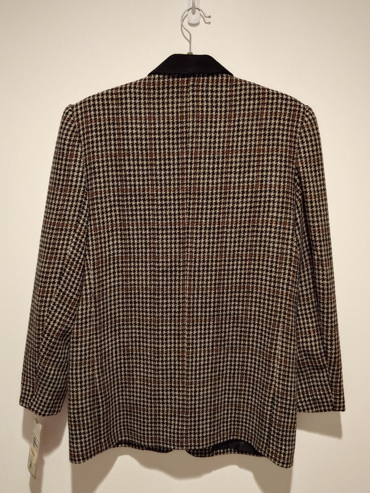 NWT VTG David N Wool Houndstooth Blazer Jacket Women’s 6