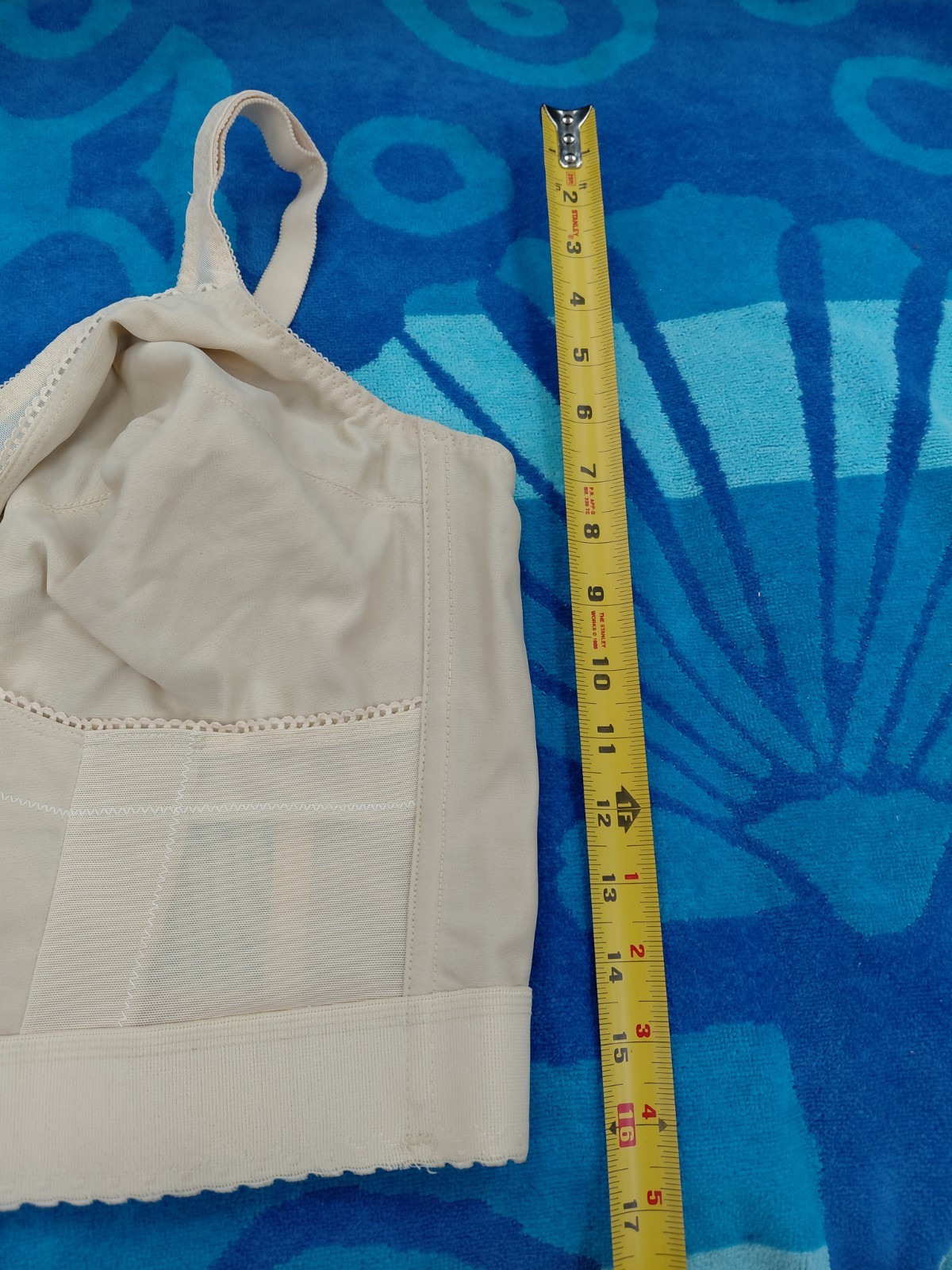 Vintage Beige Crown-ette Corset Top Size 46C