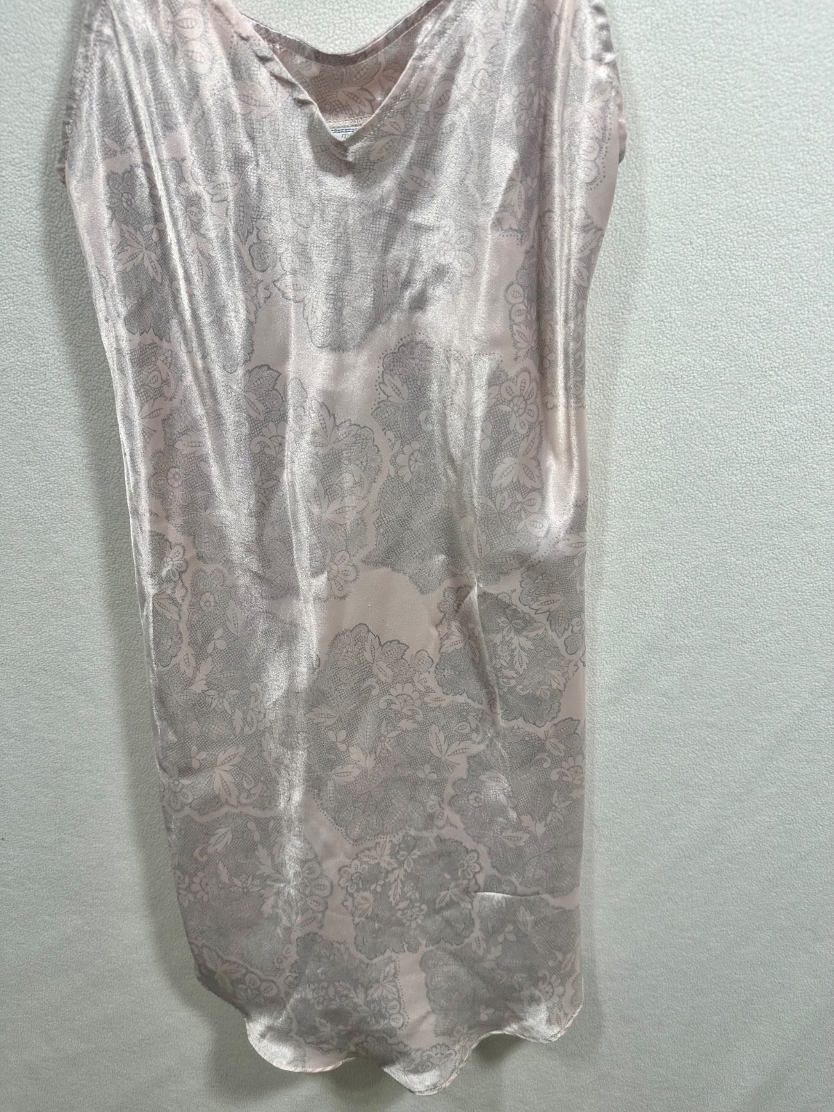 Vintage BODY DRAMA Pink Patterned Cami Slip Dress