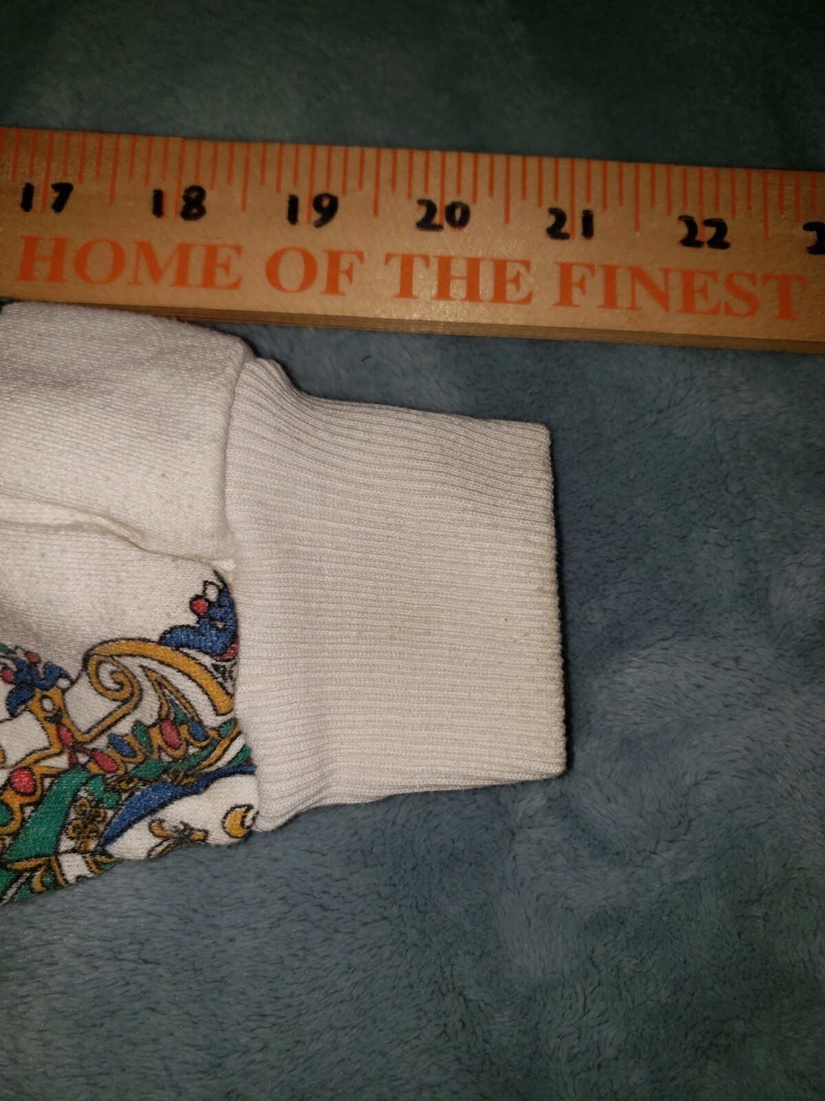 Vtg Blowout LA Pullover Sweatshirt Womens Baggy L-XL Royal France Crest Crown