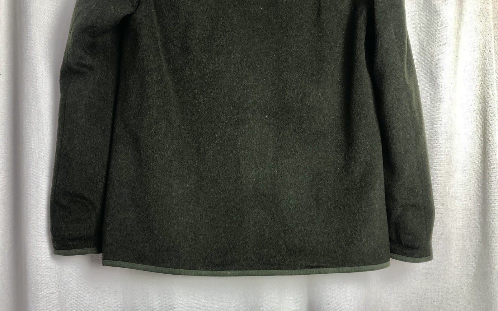 Vtg Austrian Loden Wool Jacket Green Tyrolean Tyrol Trachten Women US 2–4 EU 34