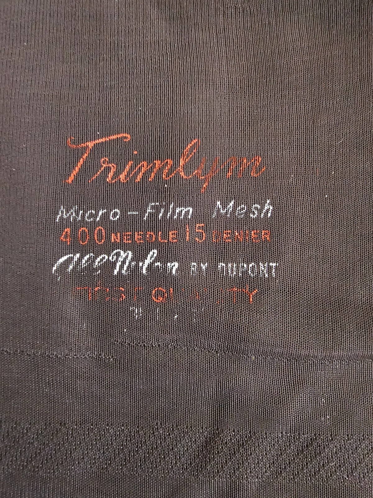 VTG Dupont Trimlym 50s Brown Stockings