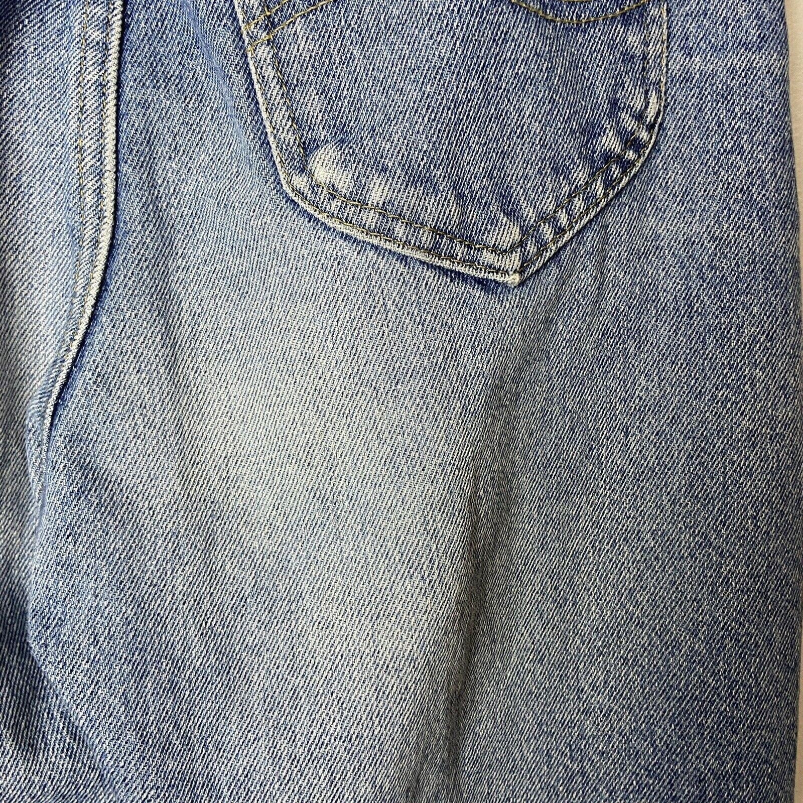Vtg Lee Mom Jeans Womens 8 Long 100% Cotton High Rise Tapered Leg 27 x 32 USA
