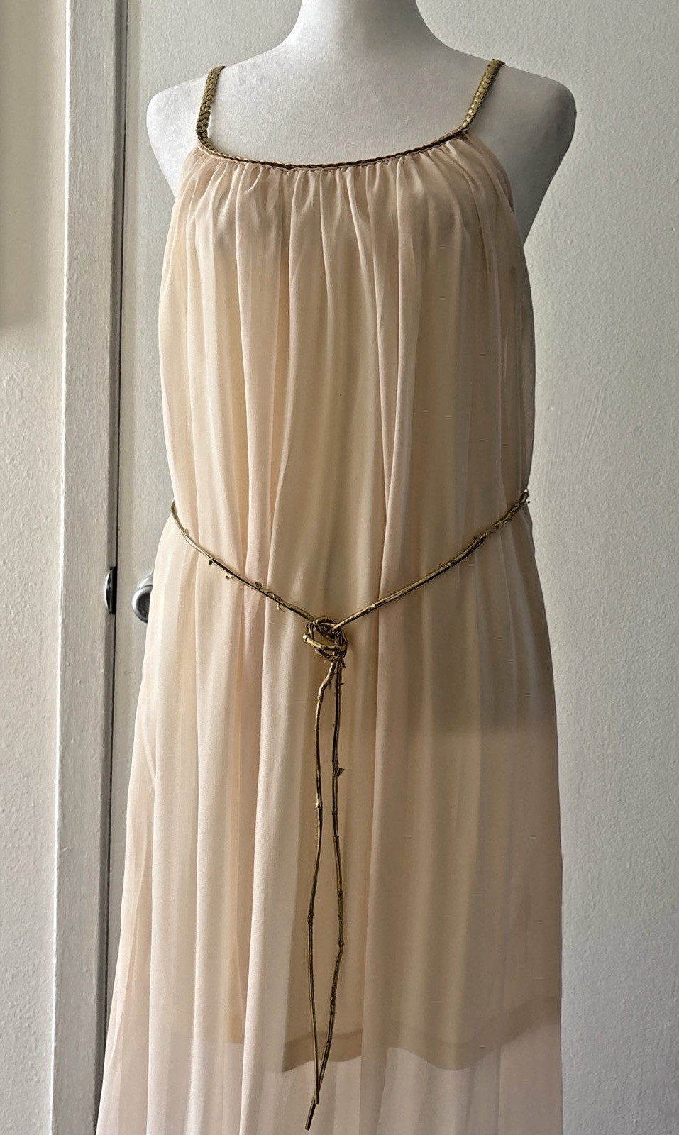 Vtg Annabelle Nordstroms M 2 Pc Negligee Robe Set Sheer Coquette Y2K Honeymoon