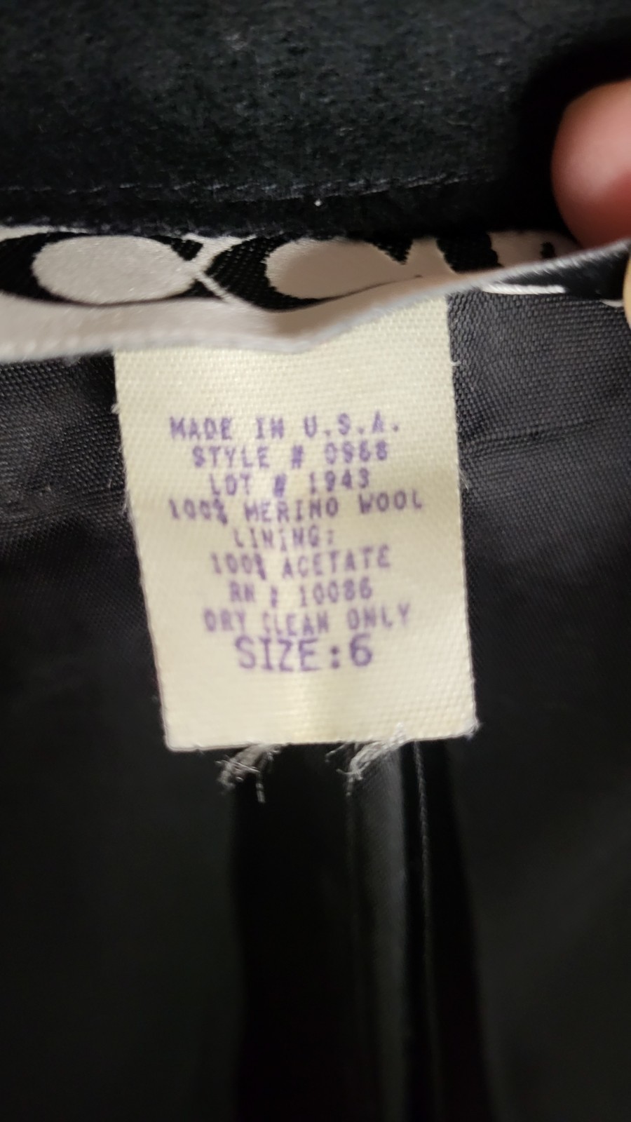 Womens Vintage 90s Bermuda Shorts Black 100% Merino Wool High Rise