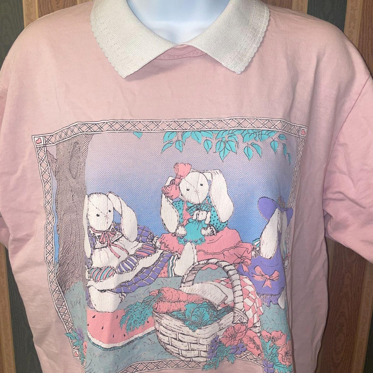 90s vintage pink t-shirt size large jerzees