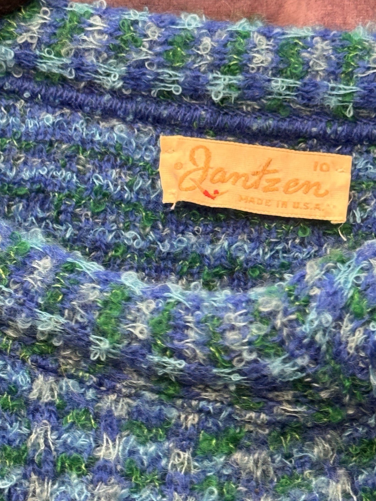 Vintage Jantzen Women’s Wool Sweater – Excellent – Size 10 Medium