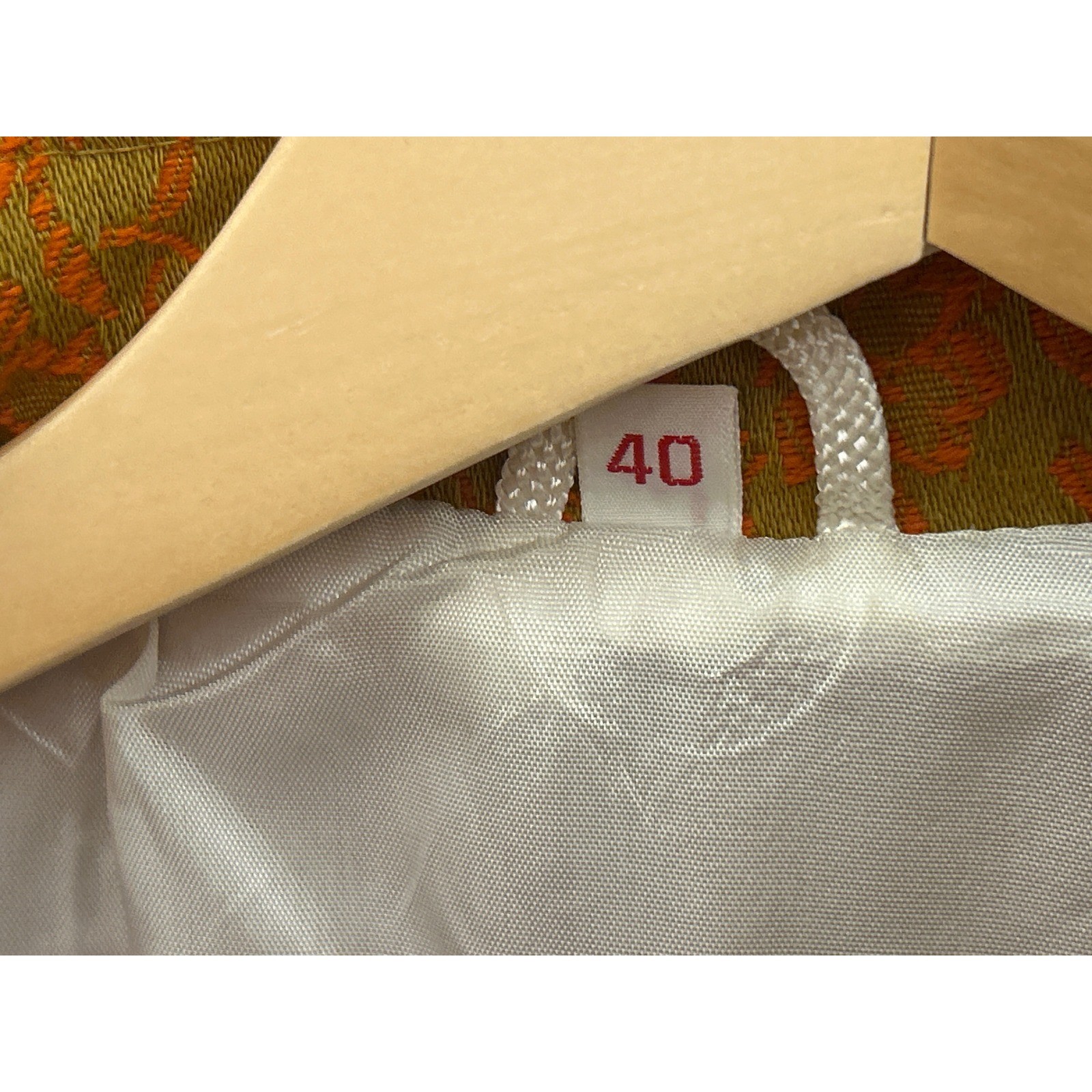 Vintage Gold Brocade Mandarin Collar Jacket Asian Inspired Mod Boho Retro