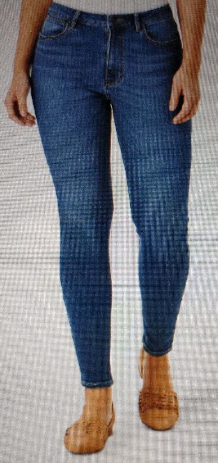 Wrangler womens High Rise Skinny Jeans, 4 US Blue