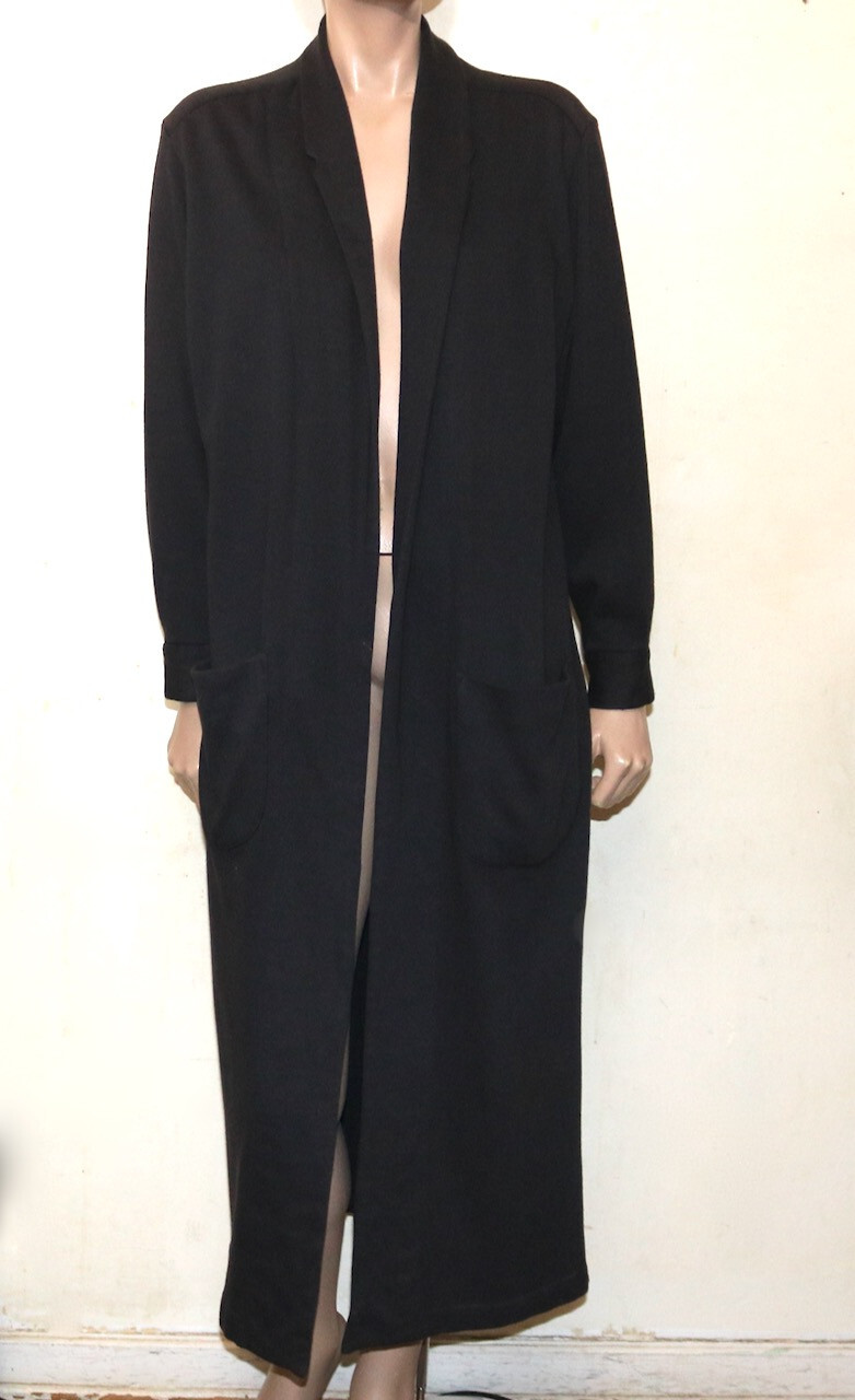 Norma Kamali vintage 80’s sweat shirt coat S