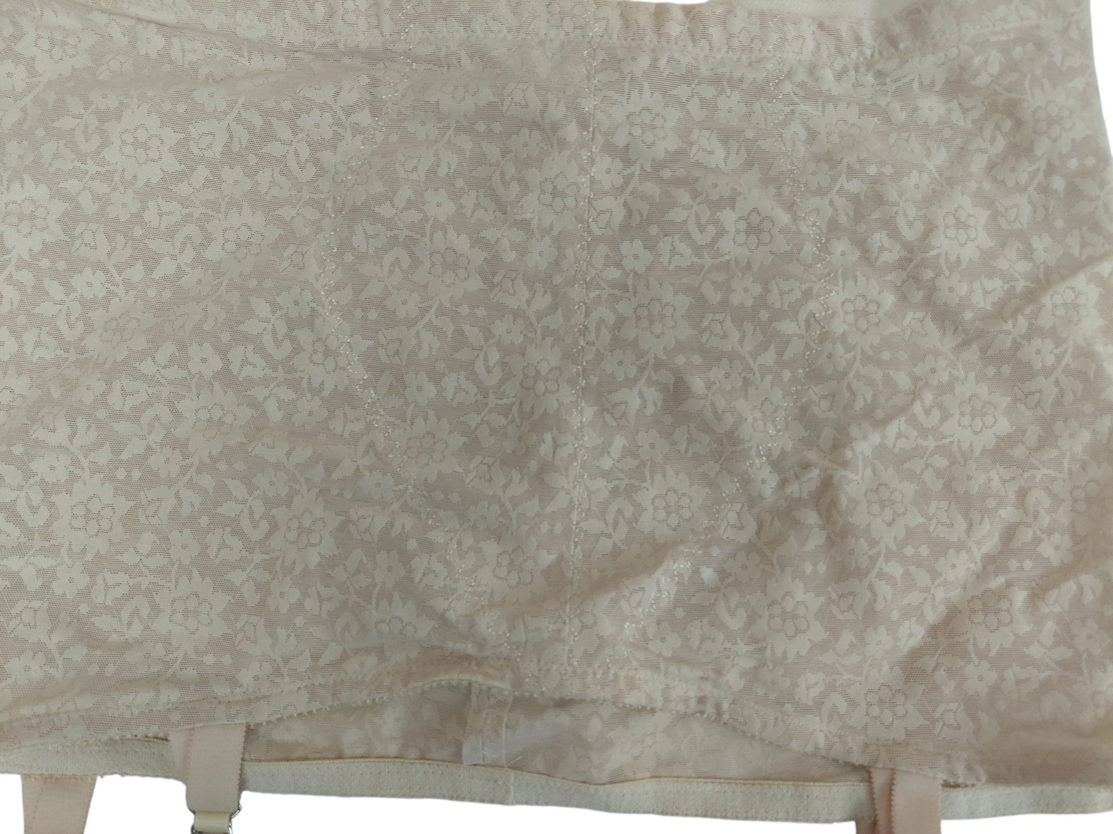 Vintage Crown-nette Open Bottom Girdle With Garter Size 48