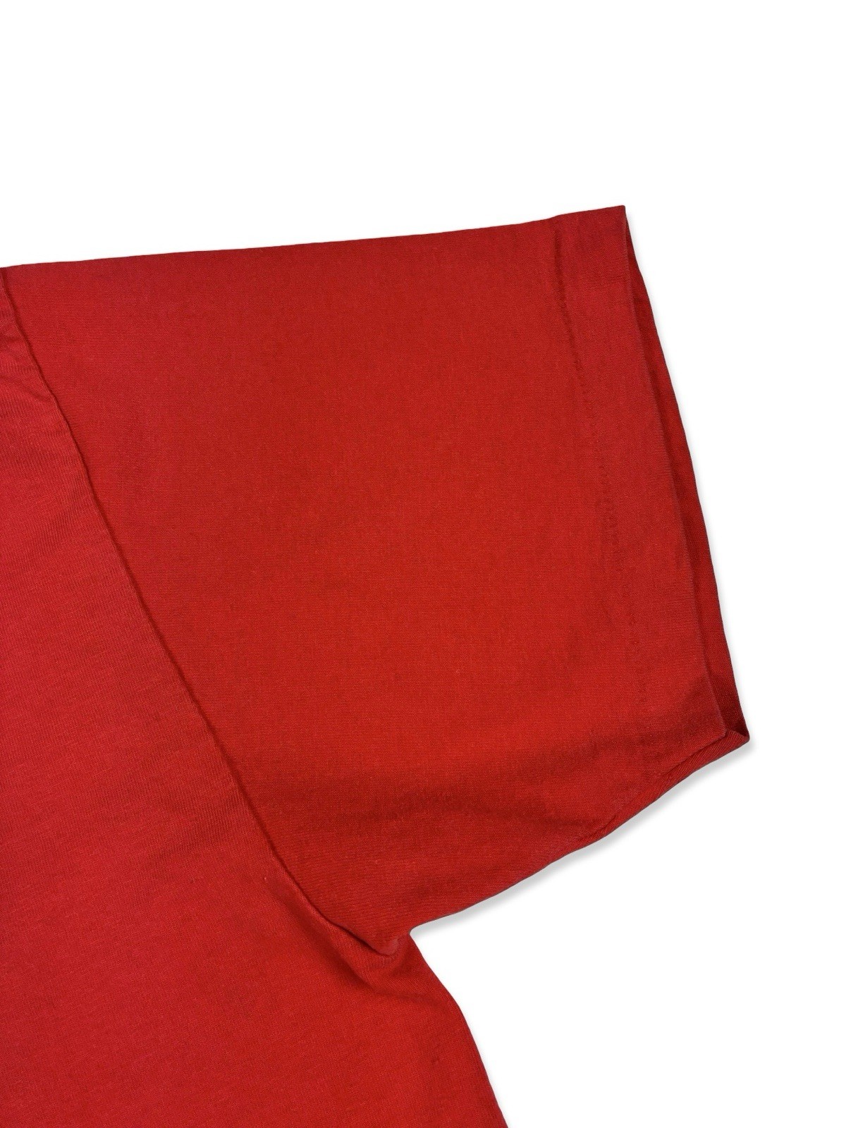 GUESS Georges Marciano VTG 90s Red Single Stitch Baggy Crop T-Shirt OS