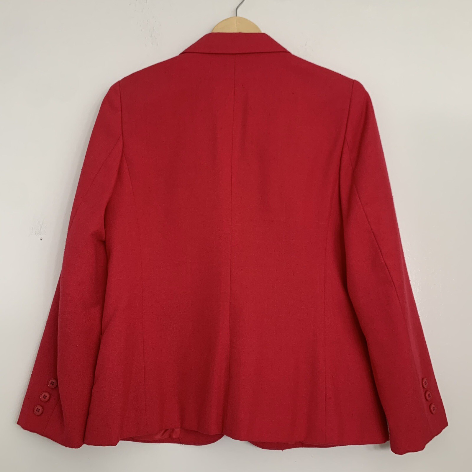Vintage 70s Personal Womens Small Pink Blazer Silk Rayon Blend Jacket