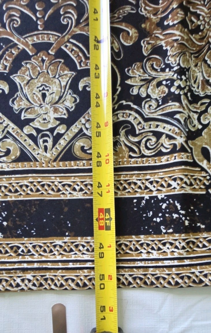 Hypnotik Y2K Multi Browns Empire Waist Halter Dress Paisley Boho Hippy Sz M