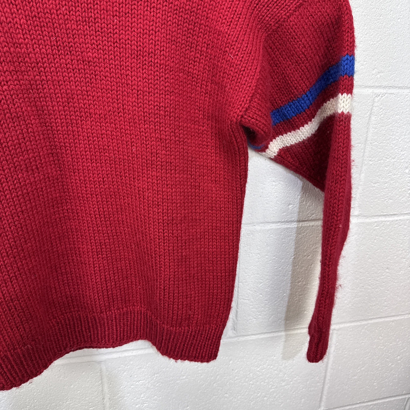 Vintage BABO 100% Wool Sweater Sheep Graphic Hand Crafted New Zealand Sz S
