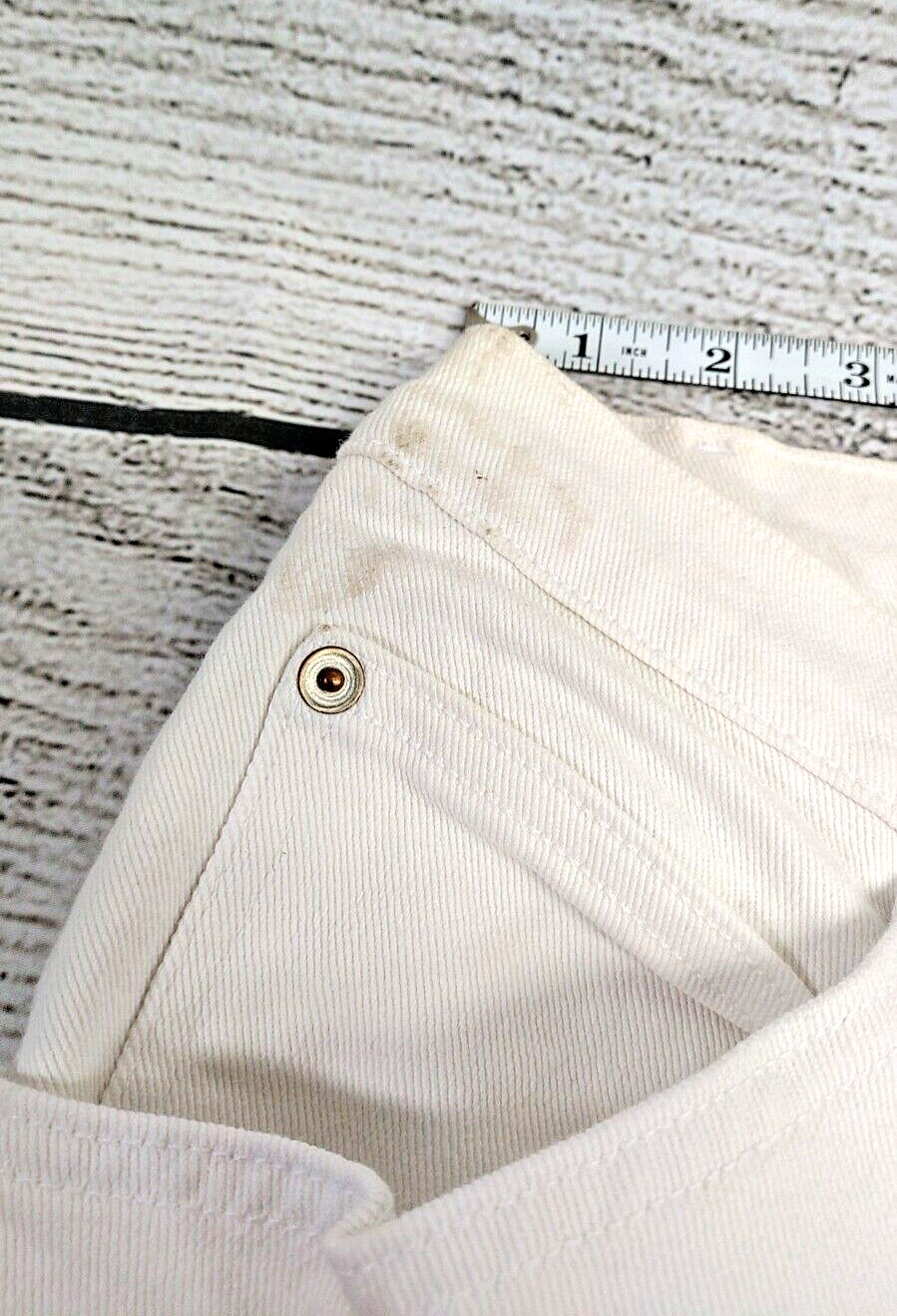 Y2K Just My Size Stretch White Denim Jeans Vintage 2000 Women’s Size 22W/29 NEW
