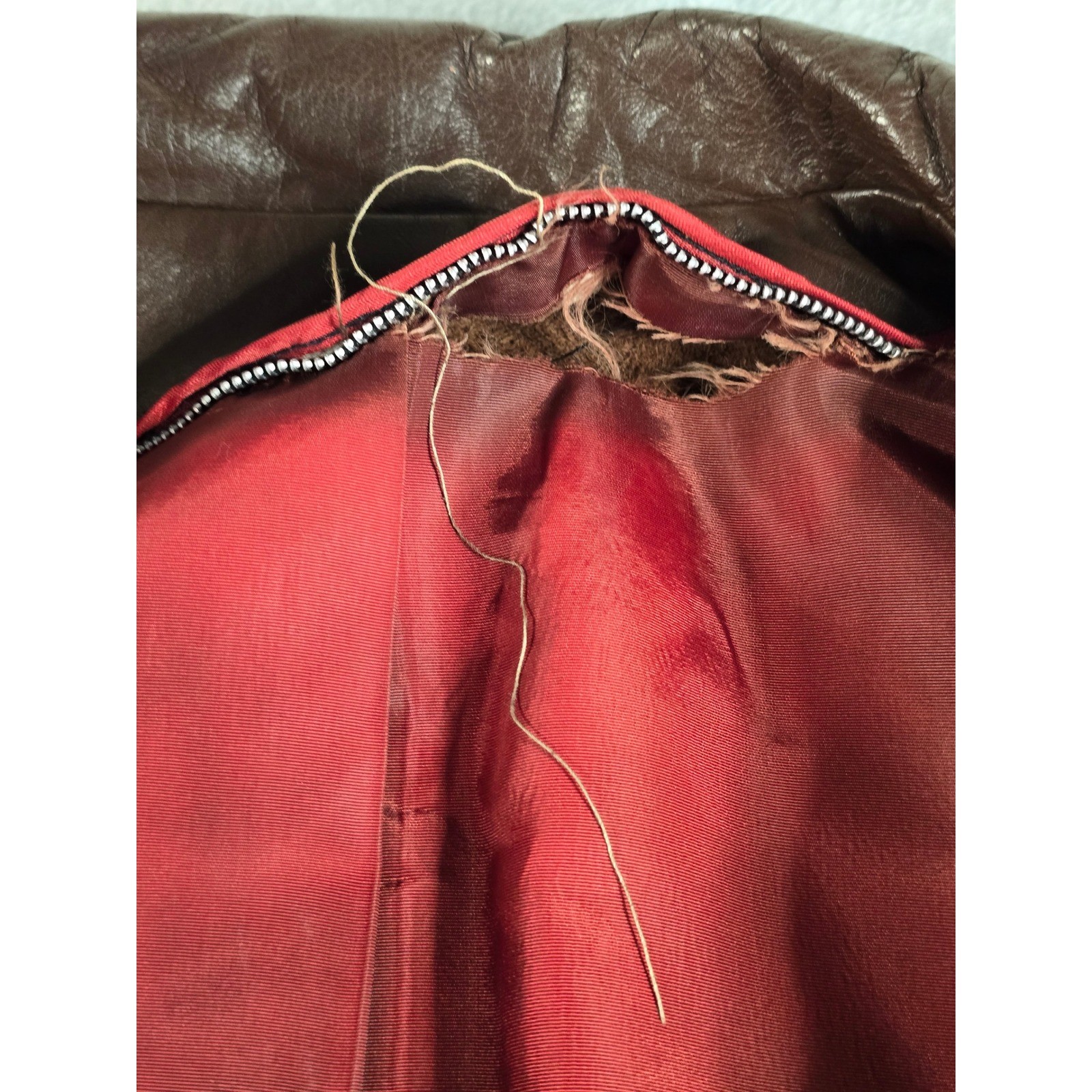 Vintage 70s Brown Leather Trench Coat Long Belted Womens 14 Junior Gallery Retro