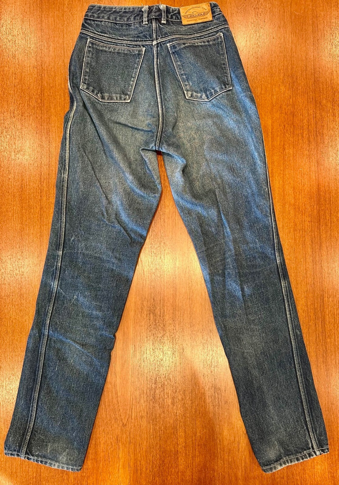 Jou Jou Vintage 90s Denim Blue Jeans Women’s Size 9-10 – Retro New Wave Glam!