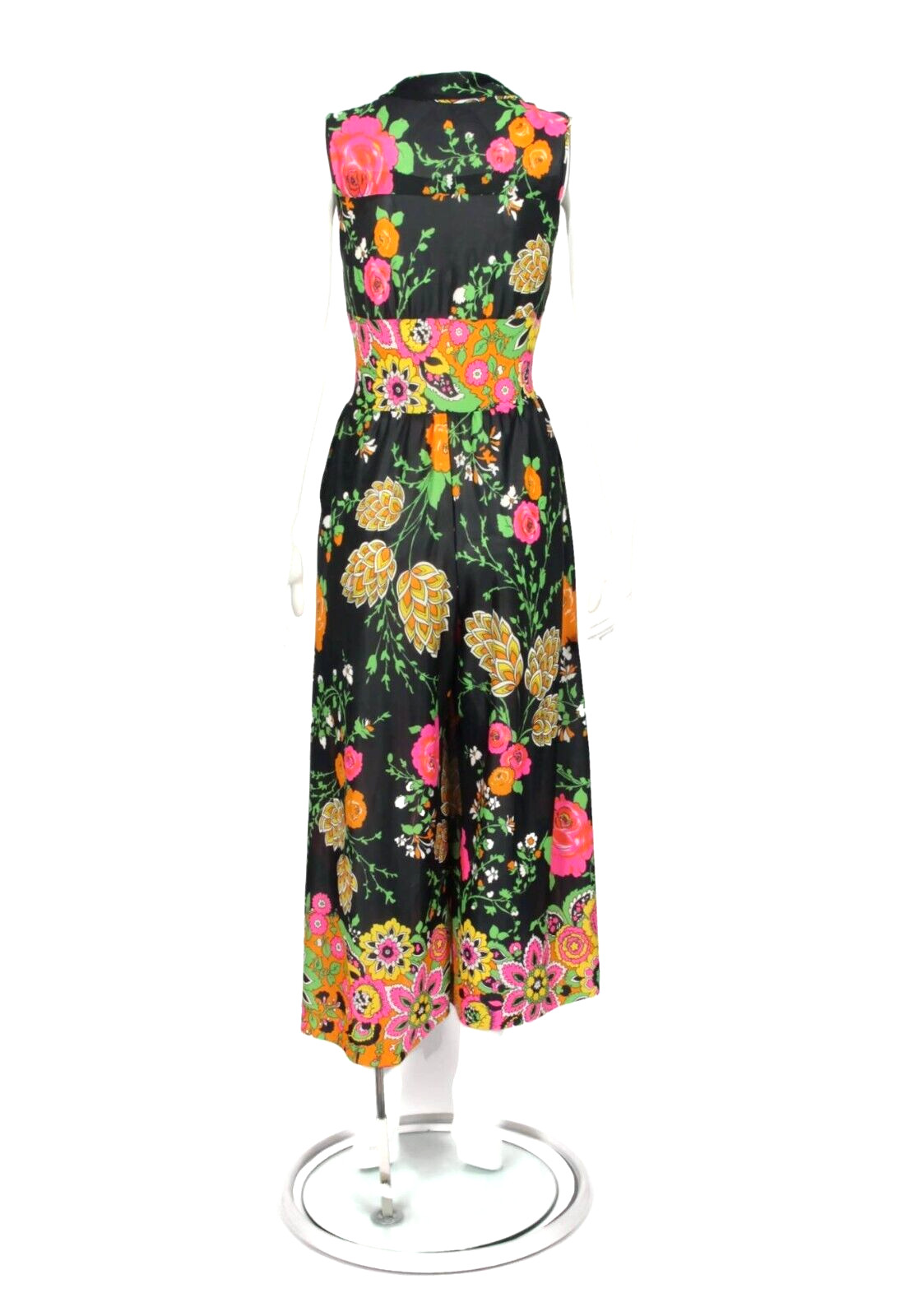 Vtg 60s 70s Godfried Psychedelic Mod Jumpsuit Boogie Nights Disco Outfit XS /769