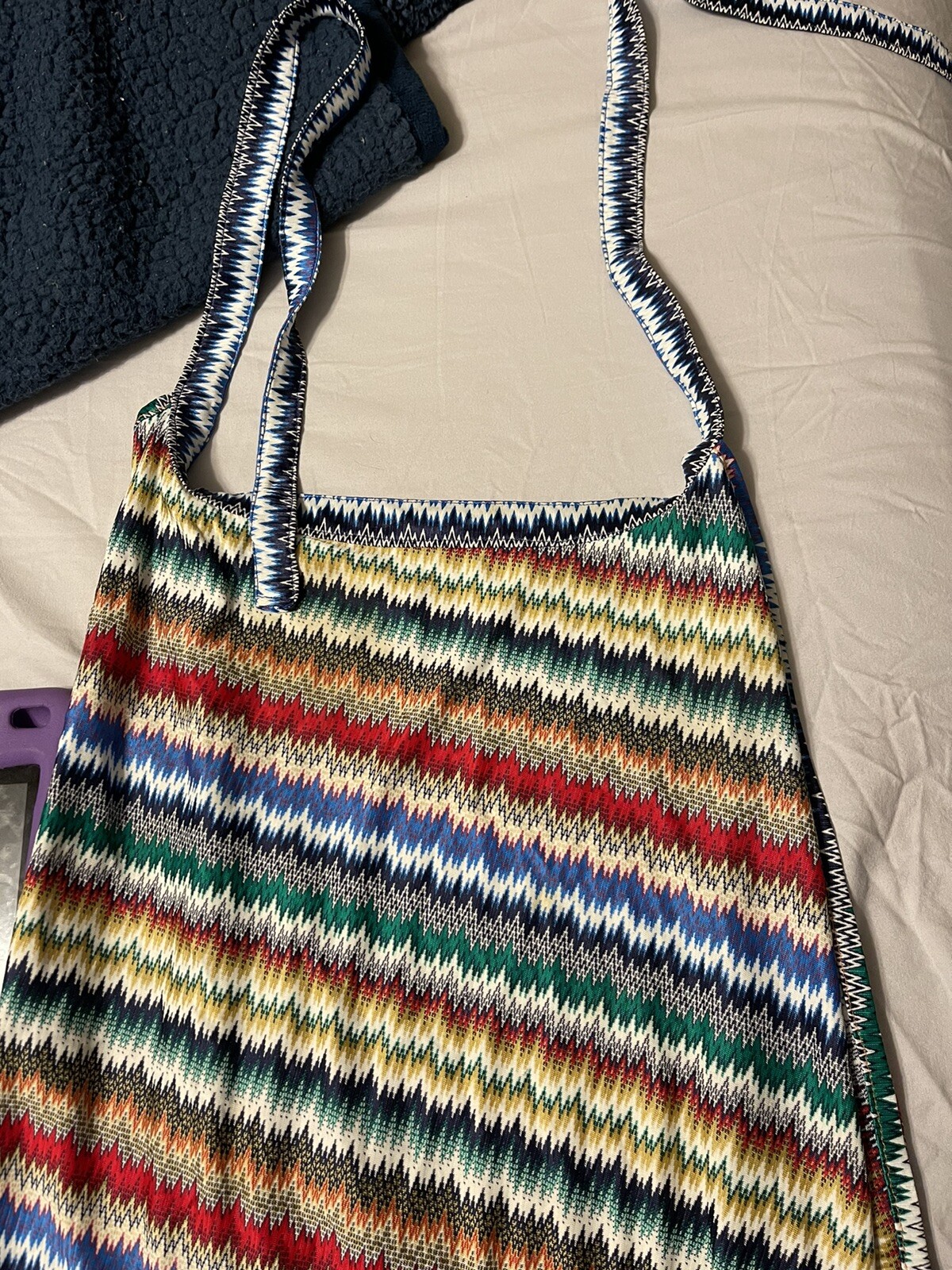 Ooak Vintage 60s 70s Psychedelic Hippie Festival Poncho Cape Concert Tassels