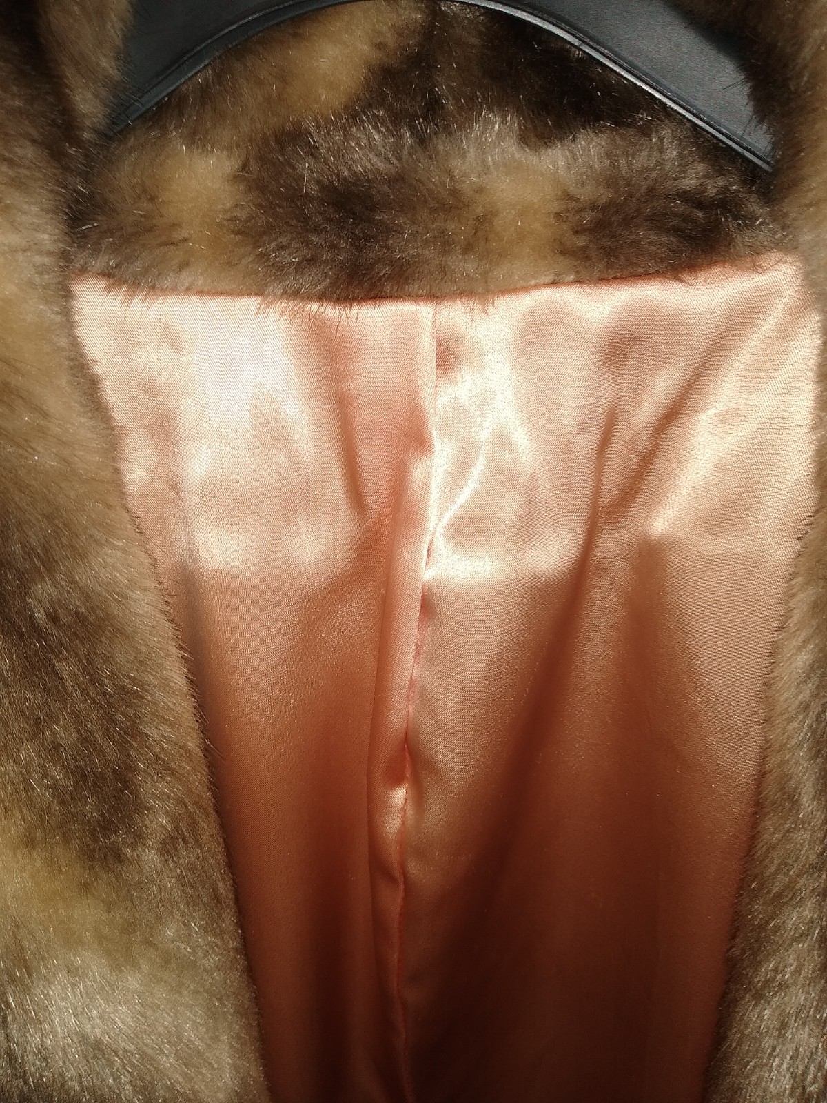 Colony Faux Fur Coat 1950s Size 10 Globe USA Very Rare Vintage Movie Prop Regal