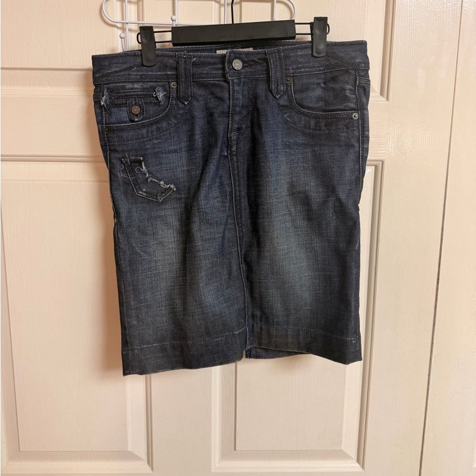 VTG Y2K 2008 Jimmy Taverniti Janis Denim Skirt Punk Boho