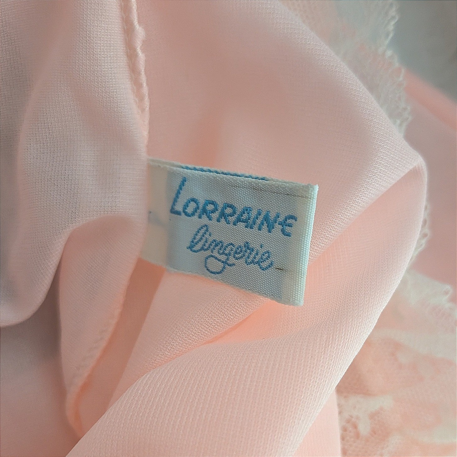 Vintage 60s Coquette Babydoll Bow Nightgown Small Pink Lorraine Lingerie Lolita