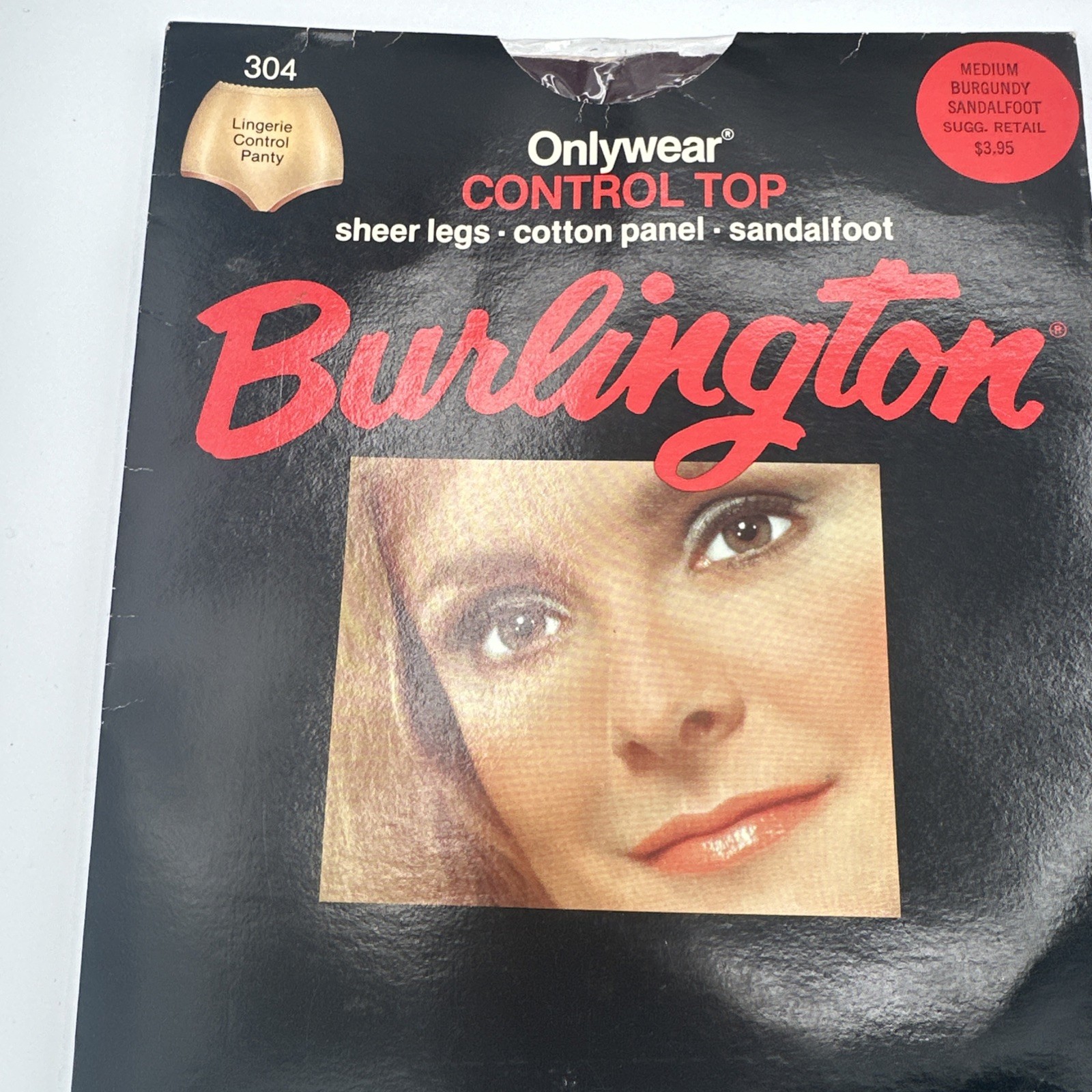Vintage Pantyhose Bundle Sz B Medium Hanes Burlington Sabra Fashion Bug Set 4pk