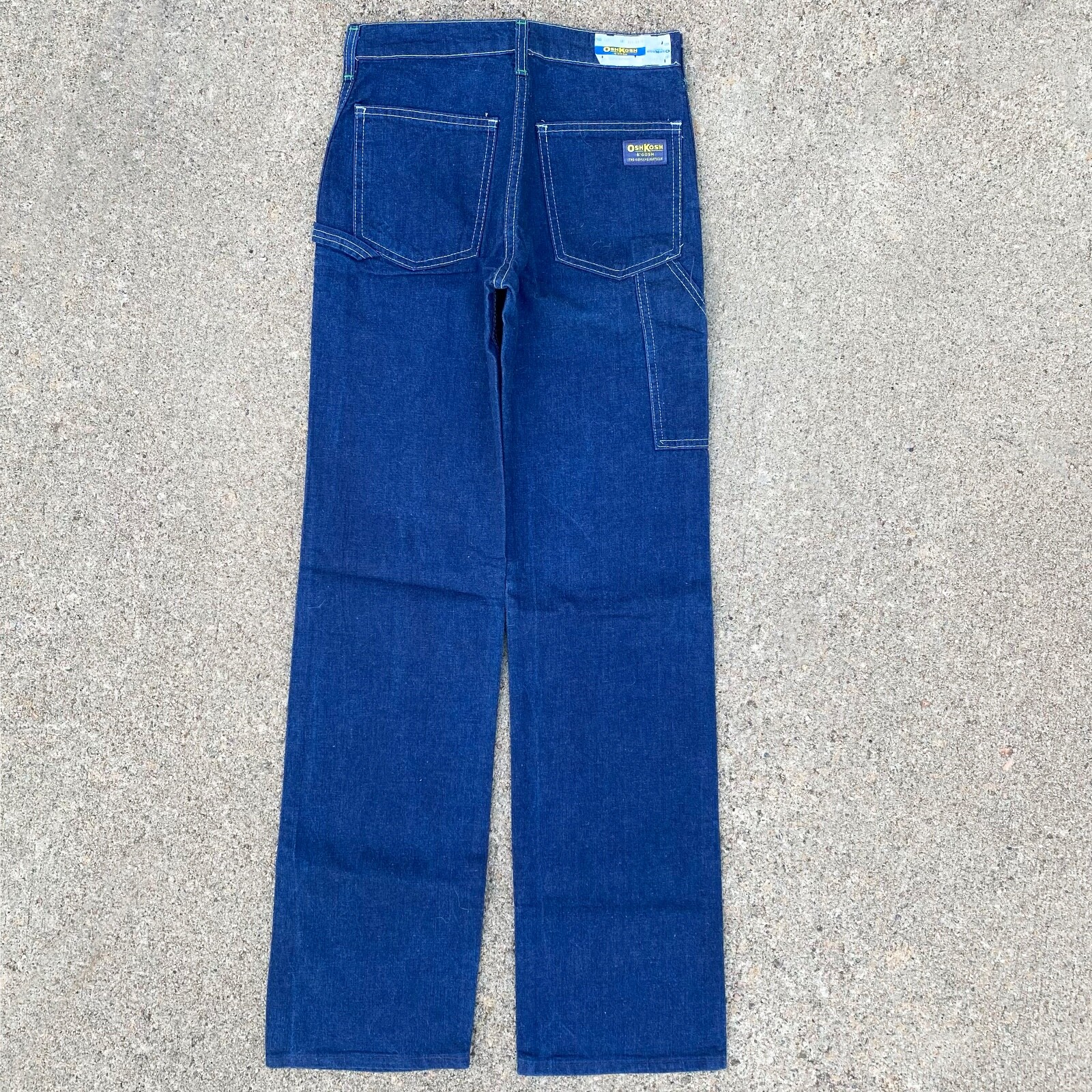 Deadstock NWT Vintage 1970s Oshkosh Dungarees Carpenter Painter Jeans
