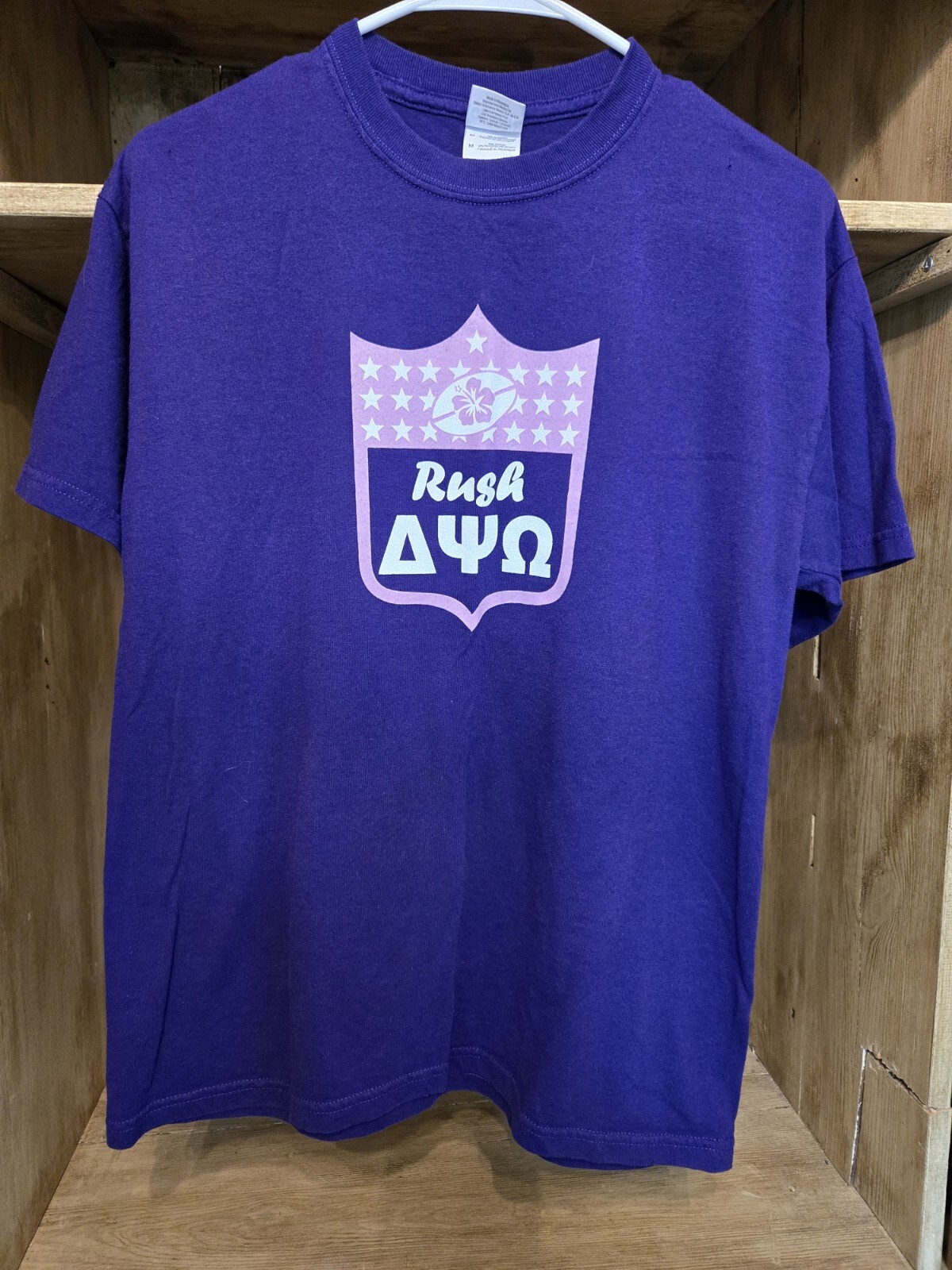 Vintage Delta Psi Omega Music Honor Society Rush 2009 NFL Shield Tshirt
