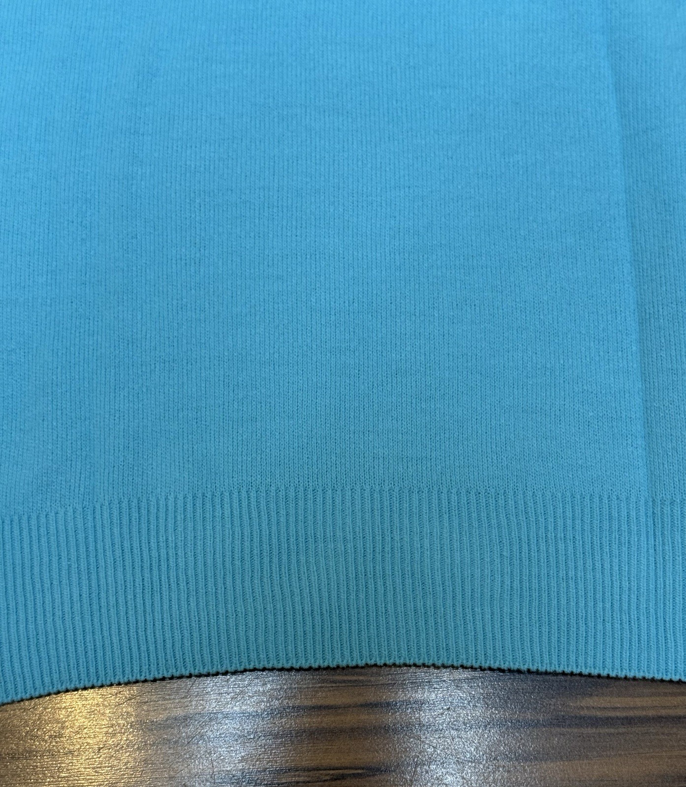 Vintage 60s Turtleneck Sweater Mod Miss Scotch English XS/S Light Blue Zip Back