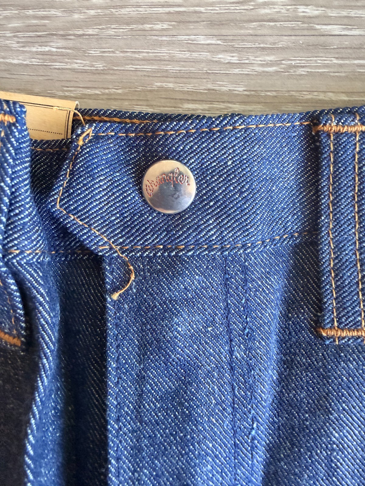 Vintage Wrangler 85W Jeans Deadstock USA Talon Zip Misses 16 (26”x27”)