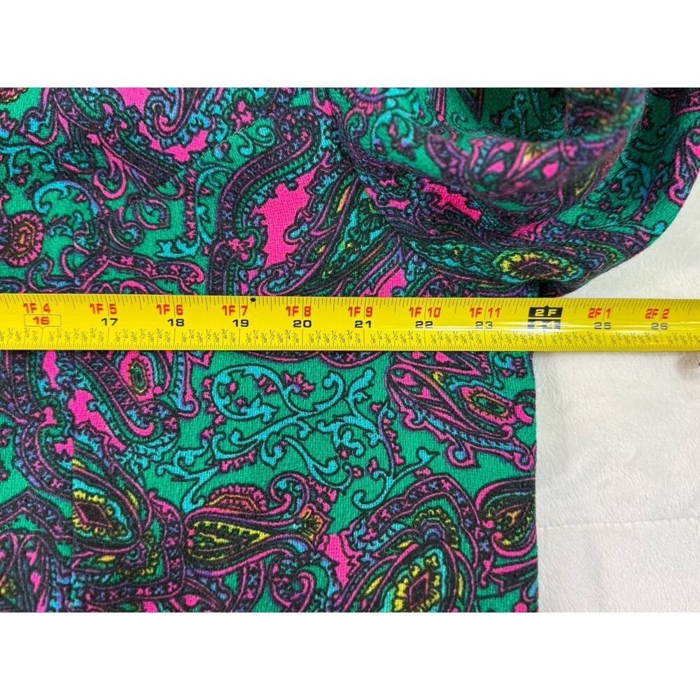 Vtg Edith Meiser Paisley Cropped Jacket Retro Whimsygoth Art